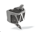 3D Printed Self-Stabilizing (Zero-Profile) Cervical Fusion System